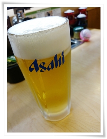 ビールで乾杯☆